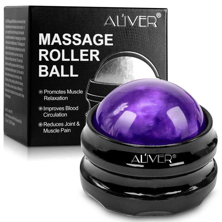 Rola de masaj Aliver, violet