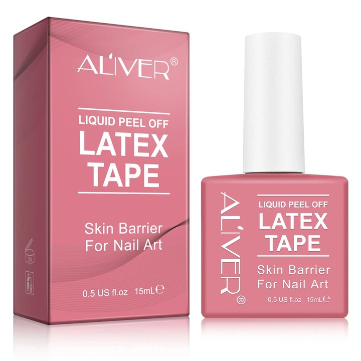 Latex pentru protectie cuticula peel off Aliver, 15 ml