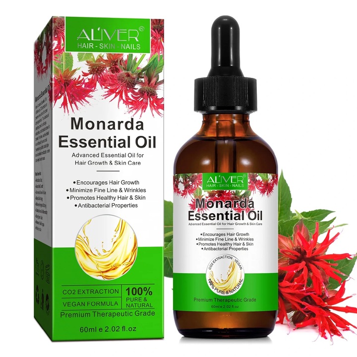 Етерично масло Monarda Aliver, 60 мл, веган, натурално