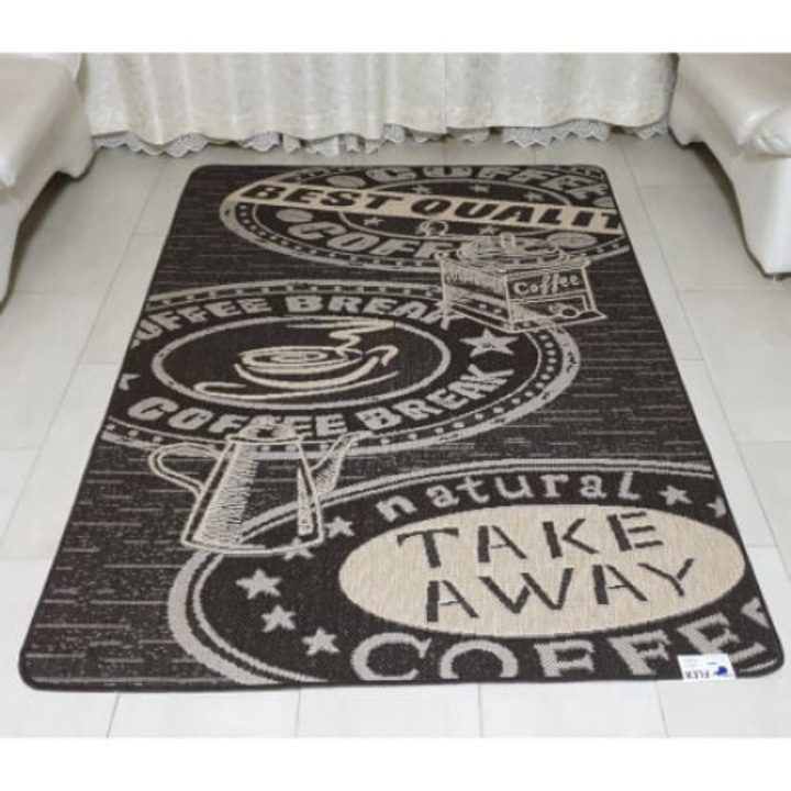 Csúszásgátló szőnyeg, Flex 1905-91, Barna, 75x200 cm