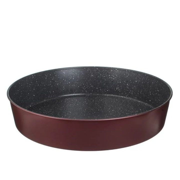 Tava copt rotunda, dimensiune 30x6 cm, acoperire antiaderenta