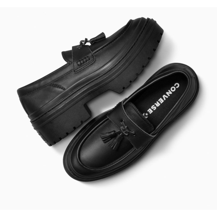 Pantofi sport unisex Converse Chuck Taylor All Star Lugged Heel Loafer, 35, Negru