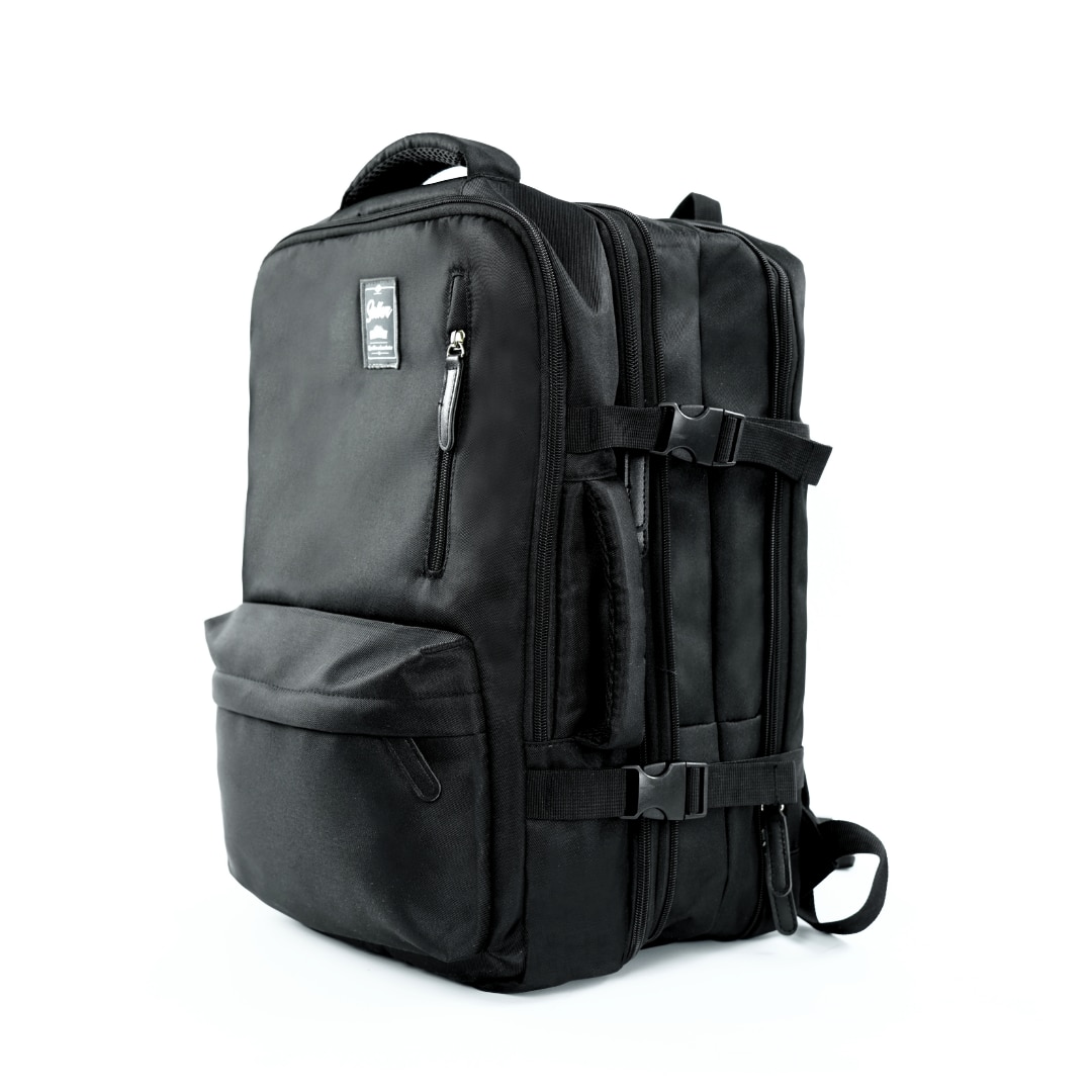 Solier FV06 Noa fekete hátizsák kézipoggyász Ryanair, Wizzair