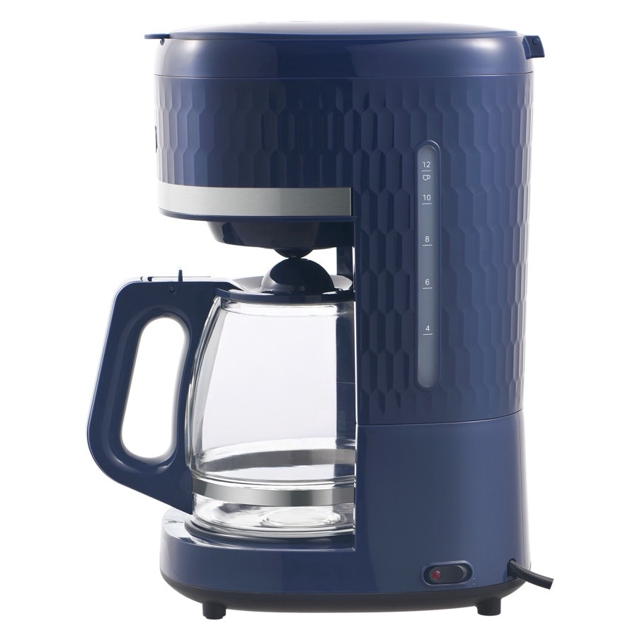 Cafetiera VIVAX CM-100812B Vintage, 1080W, 1.5 L, Mentinere temperatura, Filtru detasabil, Albastru