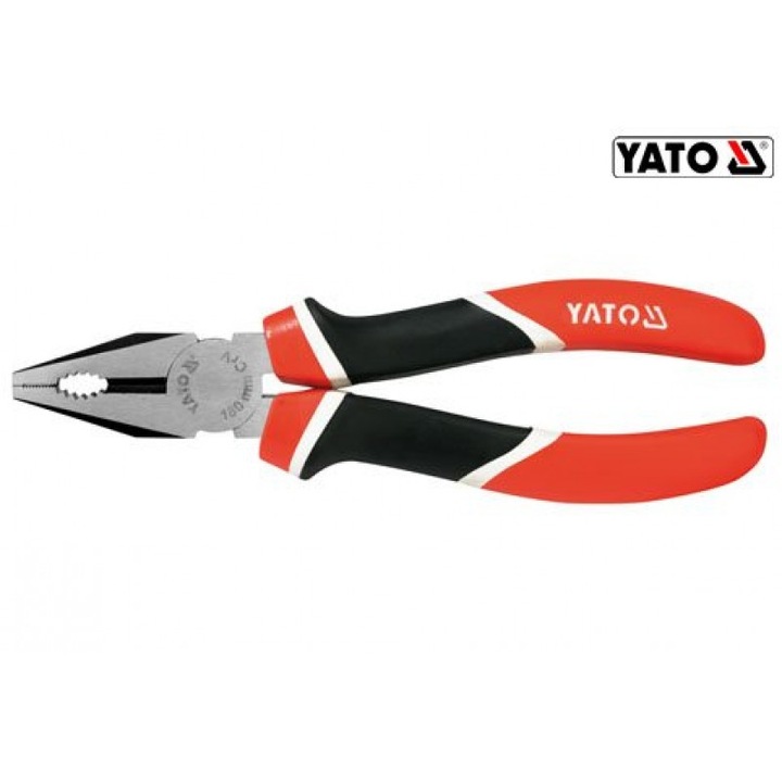 Клещи Yato, YT-1941CrV, С гумени дръжки, 180мм