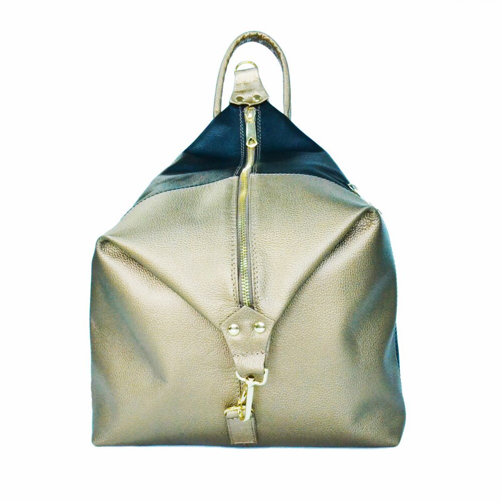 Rucsac dama,Zea,negru/bronz