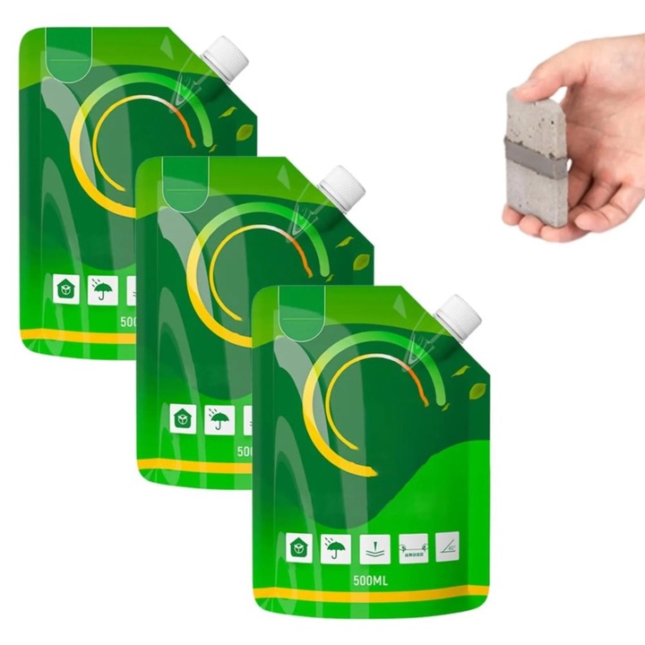 Set 3 solutii chituire pentru beton, reparare crapaturi, utilizare interior/exterior