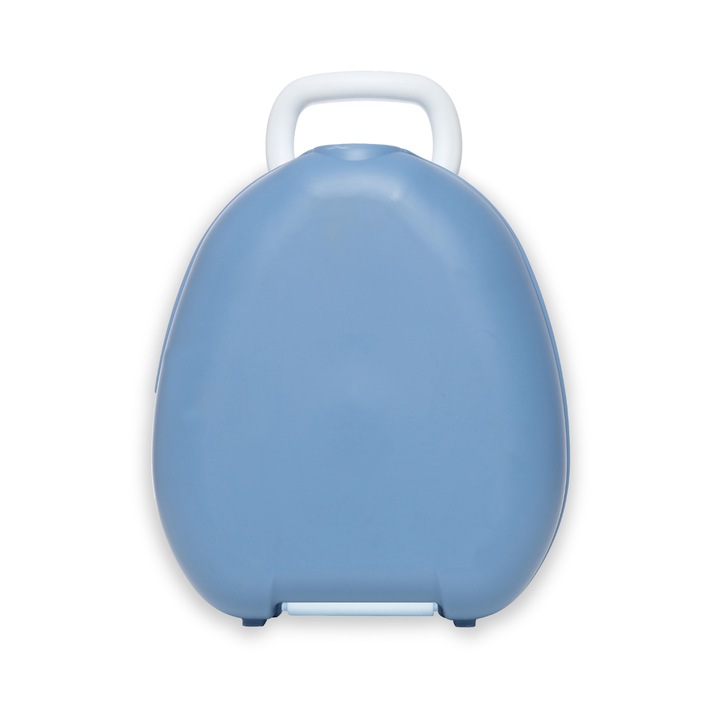 Olita portabila cu capac pentru bebelusi My Carry Potty, Blue Pastel