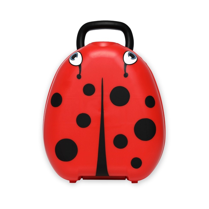 Olita portabila cu capac pentru bebelusi My Carry Potty, Ladybug
