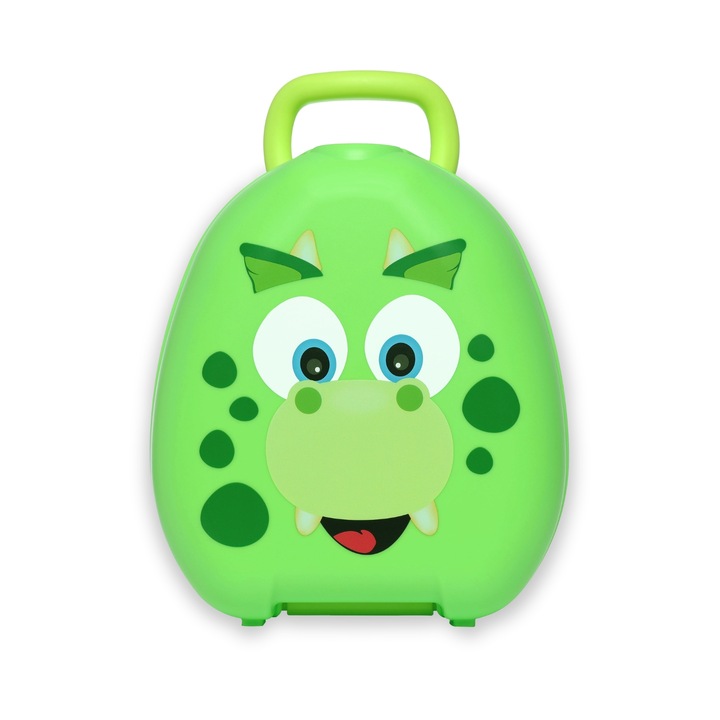 Преносимо гърне My Carry Potty, Dinosaur, С капак, За деца