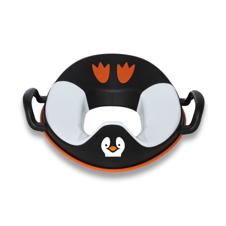 Reductor de toaleta pentru bebelusi My Little Trainer Seat, Penguin