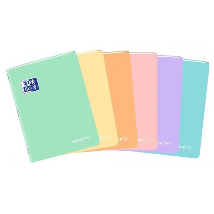 A5 füzetek, Oxford művészeti papír, 60 lap, pasztell keverék, 8 darab