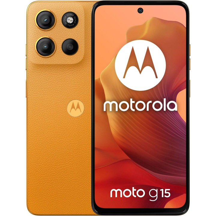 Смартфон Motorola Moto G15, 8GB, 512GB, Sunrise Orange