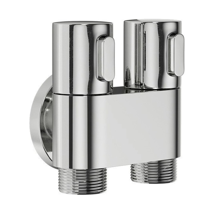 Adaptor dublu pentru robinet, 1 intrare si 2 iesiri