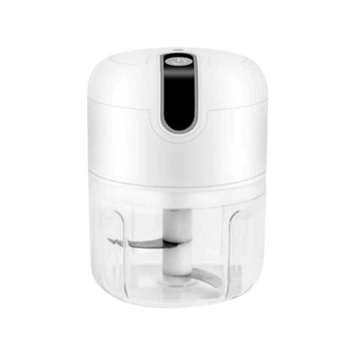 Tocator electric pentru alimente, 250ml, multicolor, fara fir, incarcare USB