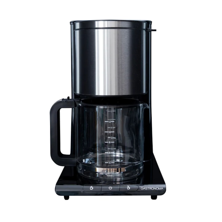 Aparat de cafea Gastronoma 1,5L, 1050W, negru, cu sistem anti-picurare