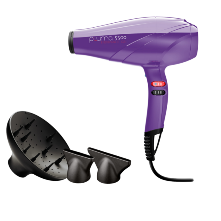 Професионален сешоар GA.MA Pluma 5500 Endurance Ion Viola