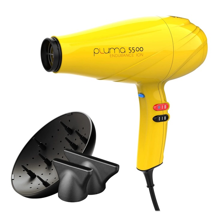Професионален сешоар GA.MA Pluma 5500 Endurance Ion Giallo