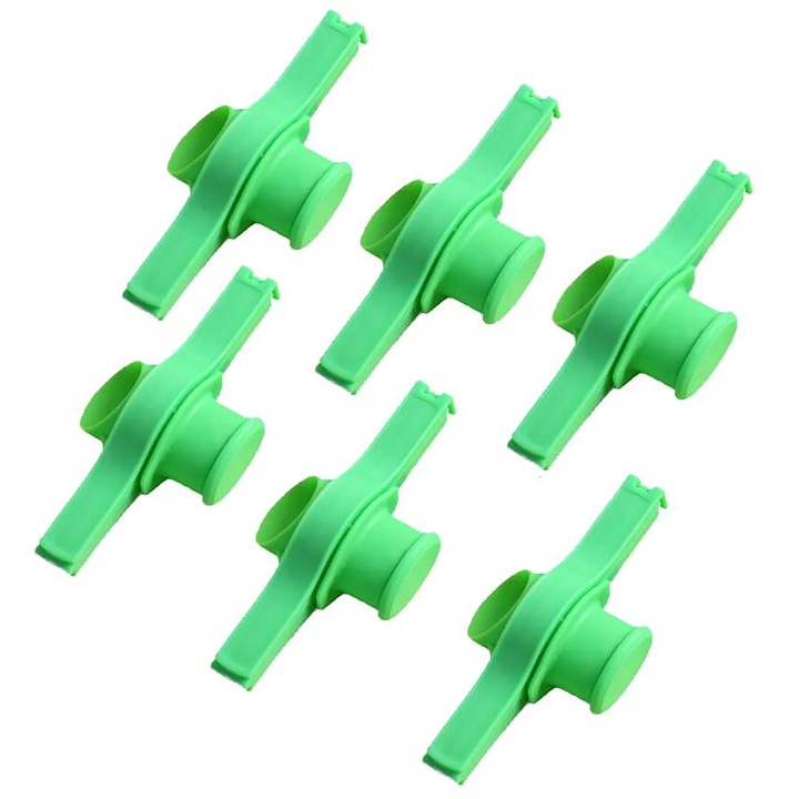 Set 6 clips de sigilare pentru alimente, 12x8x6cm