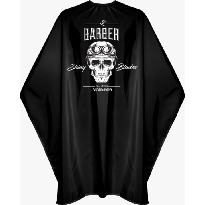 Pelerina frizerie Marmara Barber Cape Skull Black
