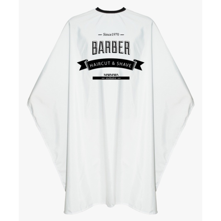 Pelerina frizerie Marmara Barber Cape Classic White
