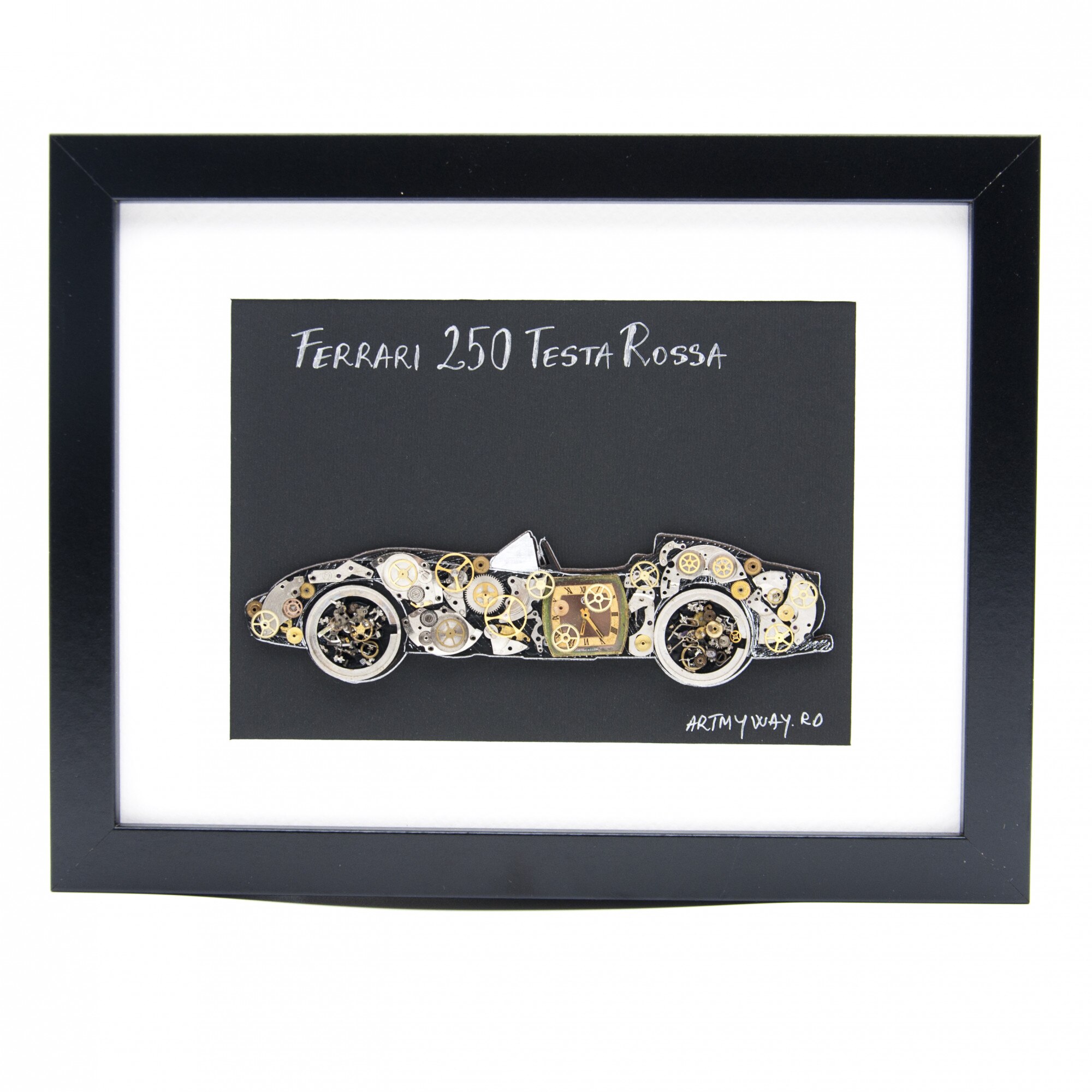 Tablou Ferrari 250 Testa Rossa, Piese de Ceas, Colectia Artmyway