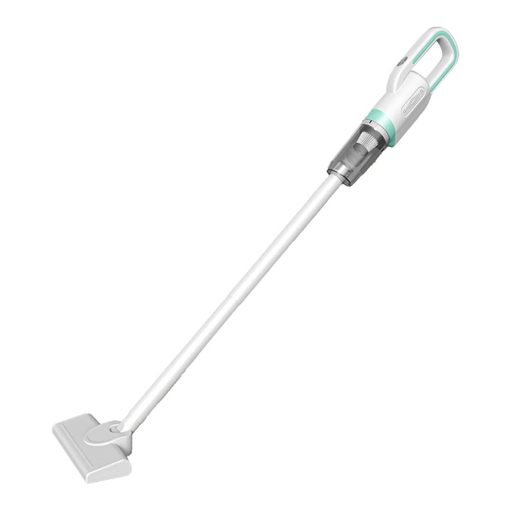 Aspirator Usloyux 120W, portabil, fara fir, putere mare de aspiratie, alb/verde