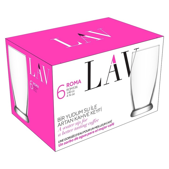LAV Roma Liqueur 140ml likőrös pohár szett 6 darabos LV-ROM336F