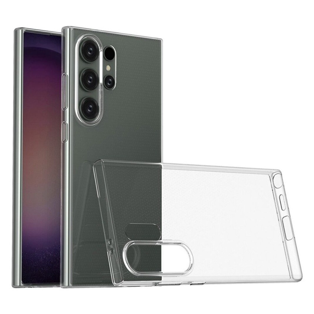 Husa subtire din silicon, Planet Tech compatibila cu Samsung Galaxy S25 Ultra, Transparenta