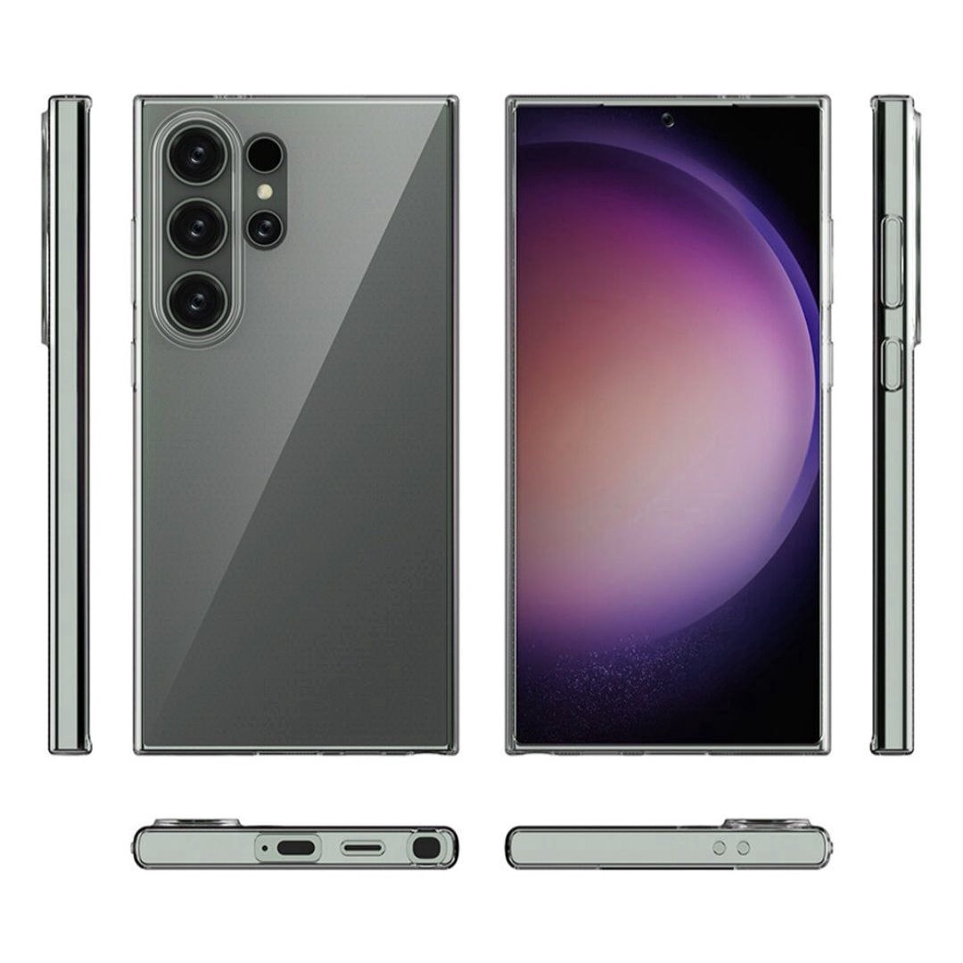 Husa subtire din silicon, Planet Tech compatibila cu Samsung Galaxy S25 Ultra, Transparenta