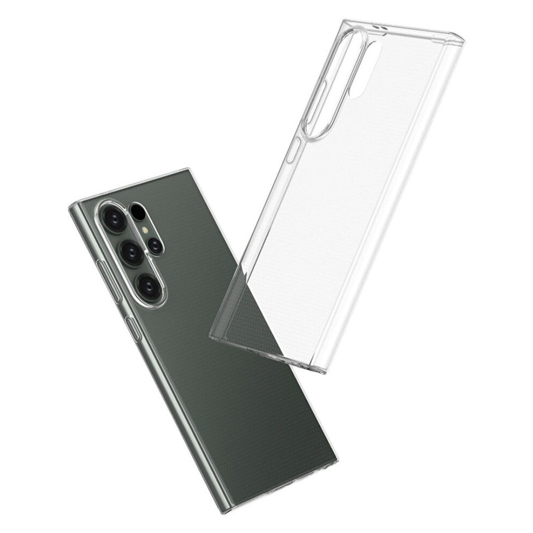 Husa subtire din silicon, Planet Tech compatibila cu Samsung Galaxy S25 Ultra, Transparenta