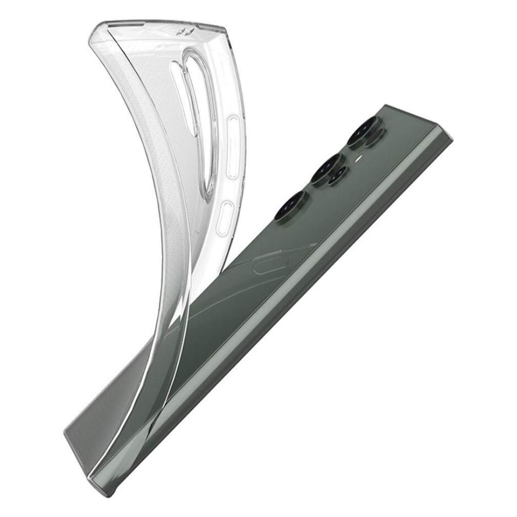 Husa subtire din silicon, Planet Tech compatibila cu Samsung Galaxy S25 Ultra, Transparenta
