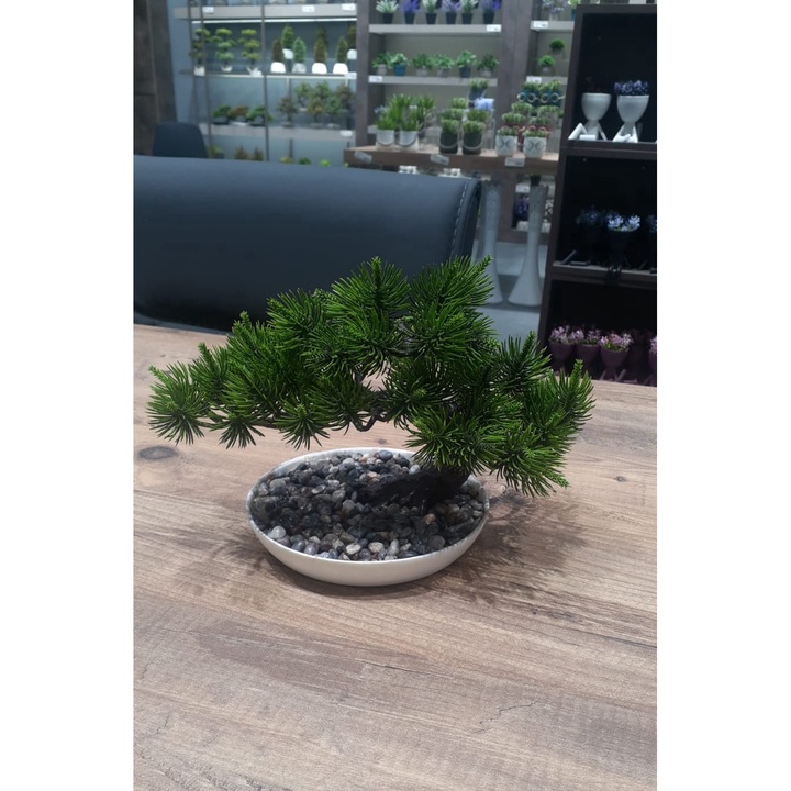 IRIS E5778 BONSAI dekoráció művirággal cserépben 25x18cm