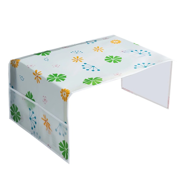 Husa protectie cuptor microunde, poliester, 85x35cm, multicolor,