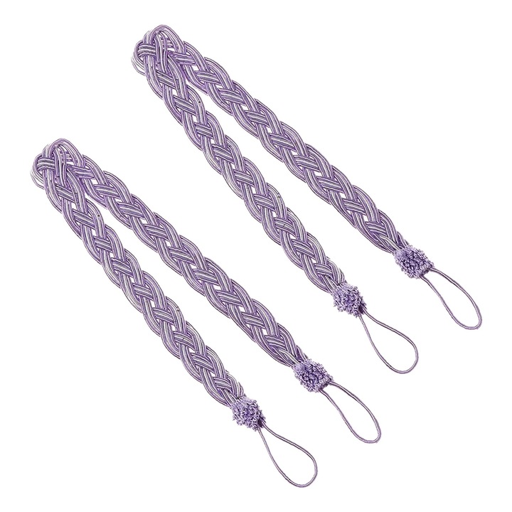 Set 2Pcs curele pentru perdele nod chinezesc, multicolor, 10 culori disponibile