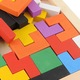 Joc educativ Tetris din lemn