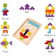 Joc educativ Tetris din lemn