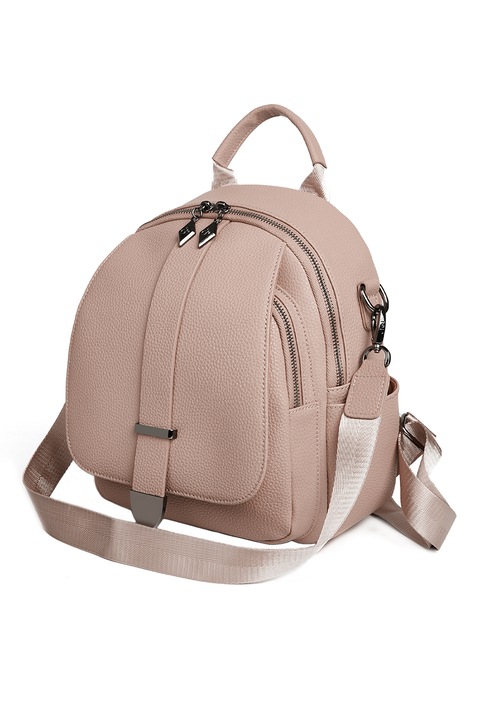 C'iel, Rucsac de piele cu bareta detasabila Layton, Bej