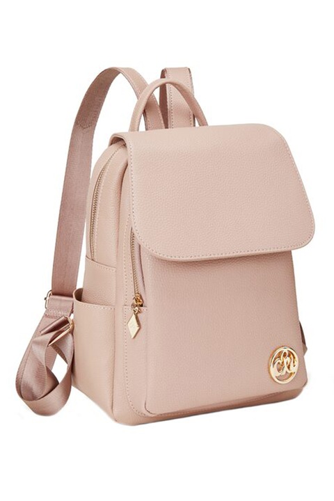 C'iel, Rucsac de piele cu compartimente multiple Mars, Maro nisip