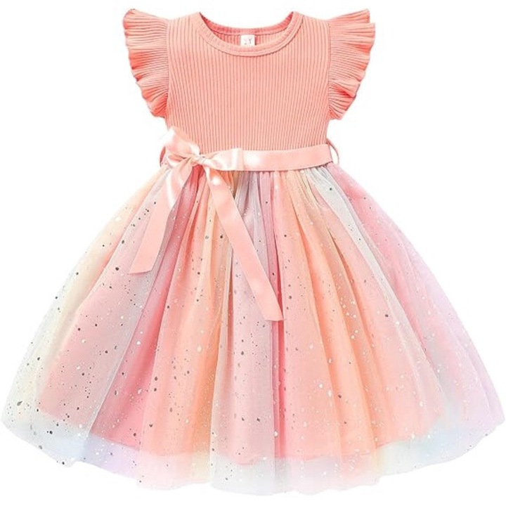 Rochie vara, Roz somon