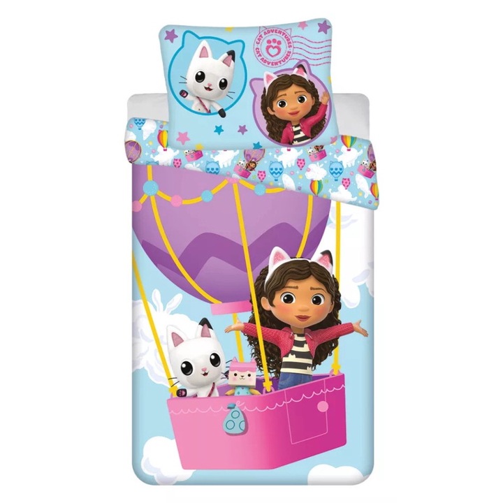 Gabi babaháza Balloon ágyneműhuzat 140×200cm, 70×90 cm Balloon