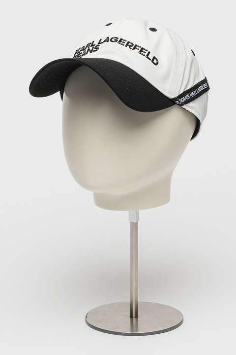 Karl Lagerfeld, Sapca ajustabila, pentru baseball, Alb, Negru