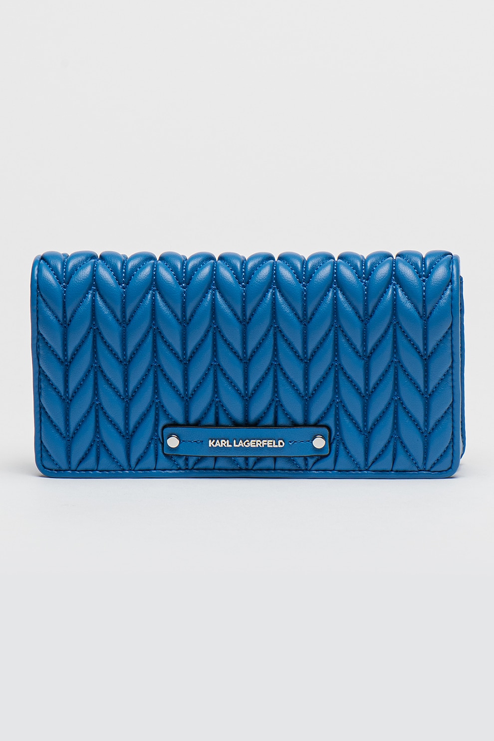 Karl Lagerfeld ブローチ 青系 Karl Lagerfeld, Geanta crossbody de piele ecologica Weave