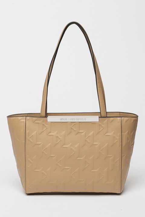 Karl Lagerfeld, Archive Barre ökológiai bőr bevásárlótáska, bézs