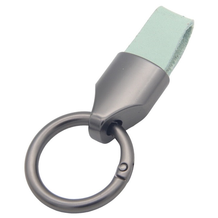 Breloc Cheie Auto Lant Inel Clema Cheie Mica Xyedyaup Accesoriu Cu Breloc, Piele Ecologica Piele Microfibra, Verde