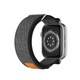 Curea Trail compatibila cu Apple Watch Ultra3/Ultra 2/Ultra/SE3/SE2/SE/11/10/9/8/7/6/5/4/3/2/1 - 42/44/45/46/49 MM CASEY STUDIOS™, Ajustabila, Respirabila, Material Textil, Bej/Portocaliu