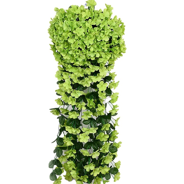 Ghirlanda decorativa artificiala, 90cmx30cm, verde, pentru casa