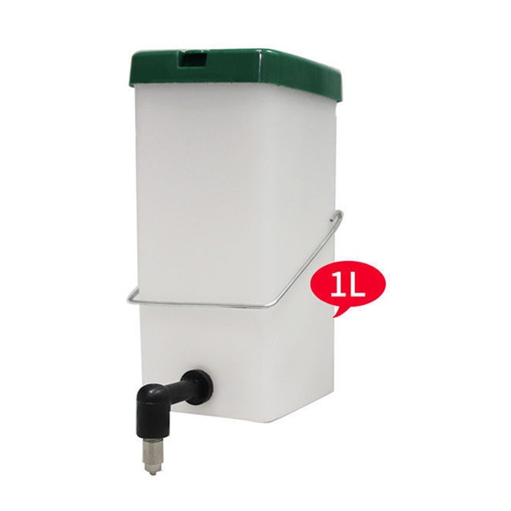 Hranitor de apa pentru iepure, dozator automat de sticle de baut pentru iepure, rezistent la cadere, din otel inoxidabil