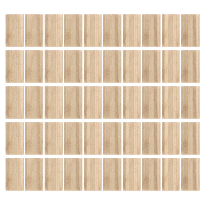Set 50 buc Domino Tenon, lemn de fag, 8x40mm, utilizare pentru prelucrarea lemnului