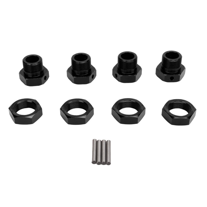 Set 4 adaptoare hexagonale pentru roti RC, Enforose, 24mm, aliaj de aluminiu, pentru ARRMA 1/5